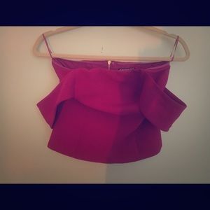Express Strapless Off The Shoulder top